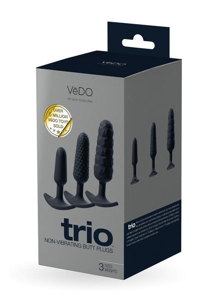 VeDO Trio Weighted Anal Plug Set – WinkWink